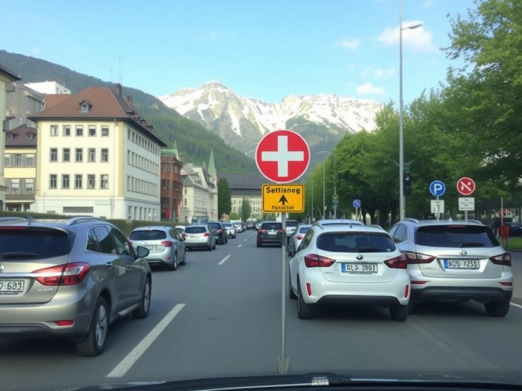 Путешествие на машине по Швейцарии. Парковки, платные зоны и правила в городах