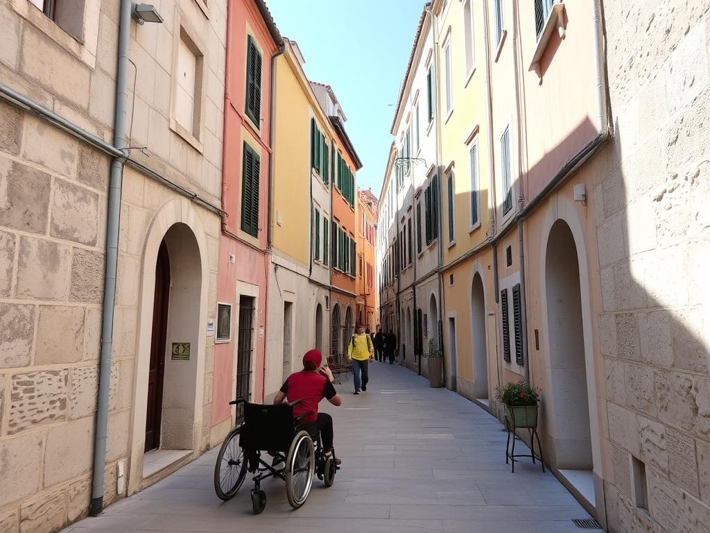 Дубровник и узкие улицы старого города. Доступность и передвижение