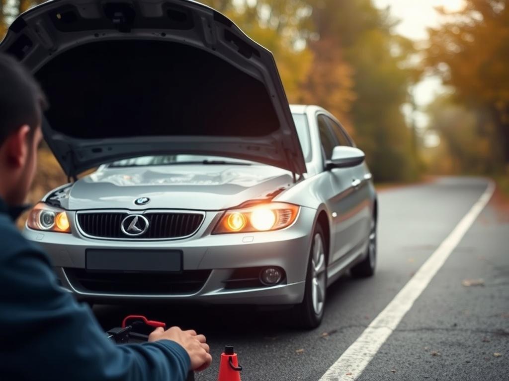 Мелкий ремонт автомобиля своими руками в дороге. Безопасность — первое, что нужно сделать при поломке