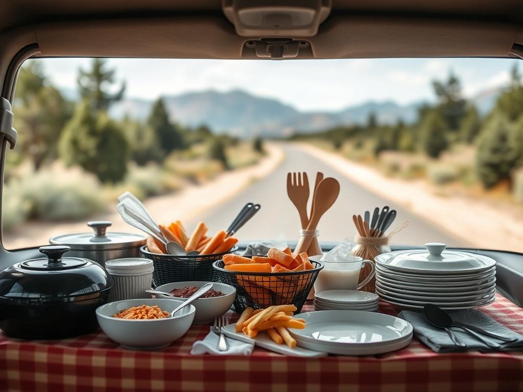 Организация питания в автопутешествии. Сбор посуды и кухонного инвентаря