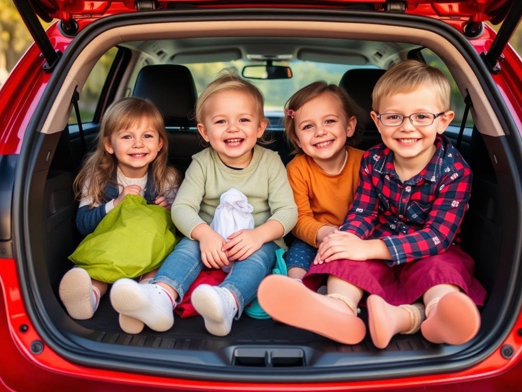 Правила безопасности в автопутешествии с детьми. Как правильно распределить вещи в багажнике