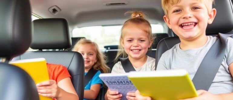 Чем занять детей в машине в долгой дороге: идеи, игры и практичные советы