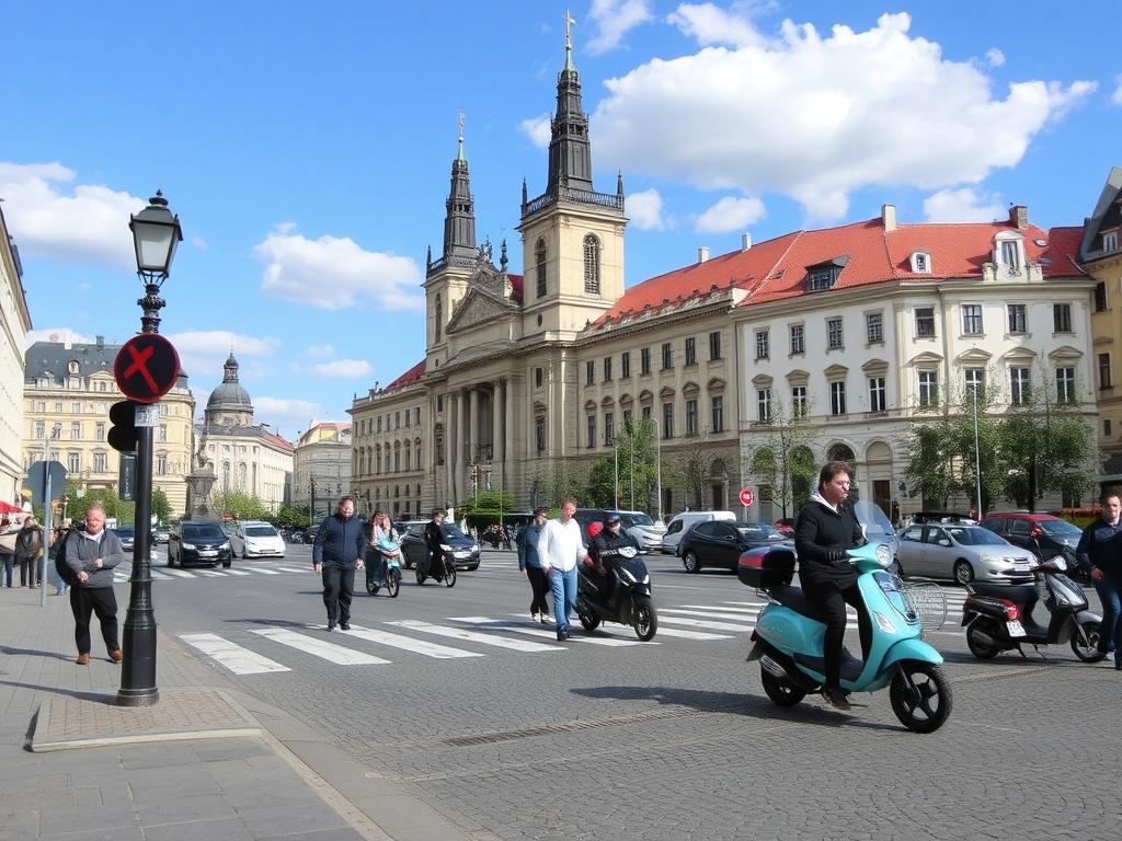 Прага: как не получить штраф. Велосипедисты и самокаты: правила, места и штрафы