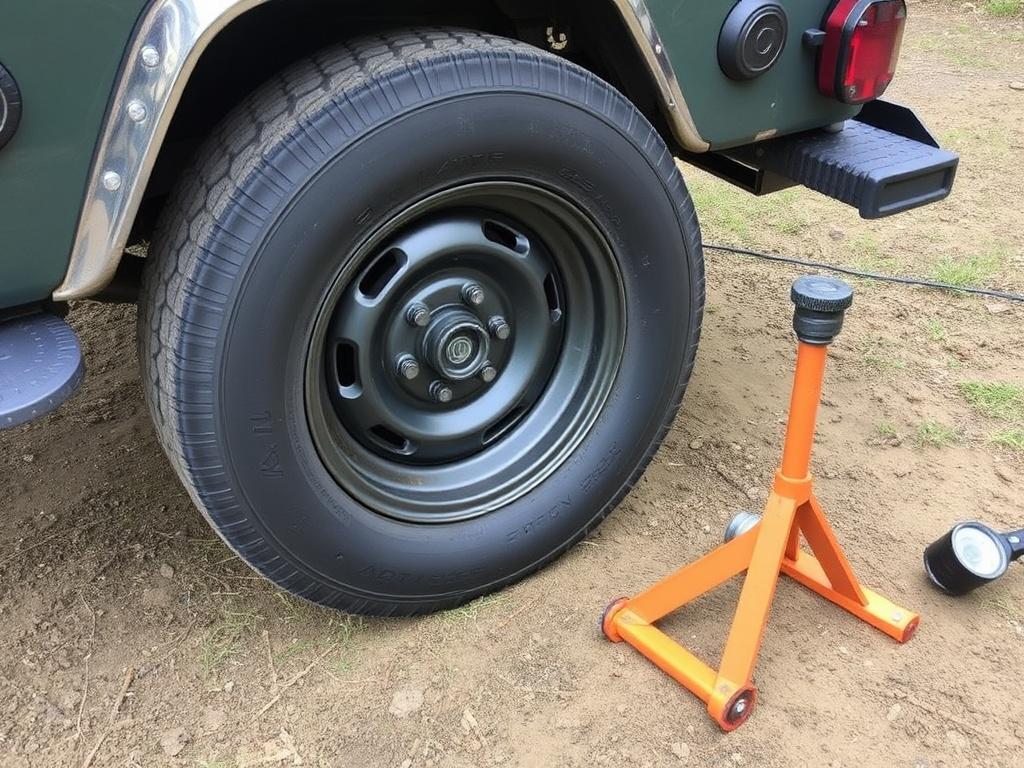 Ремонт в поле: запаска и домкрат. Как хранить и транспортировать запаску, домкрат и инструменты Ремонт в поле: запаска и домкрат. Как хранить и транспортировать запаску, домкрат и инструменты