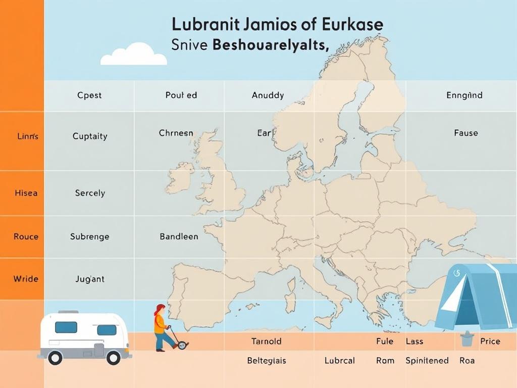 Кемпинги в Европе: как выбрать и забронировать. Краткая таблица: сравнение форматов размещения