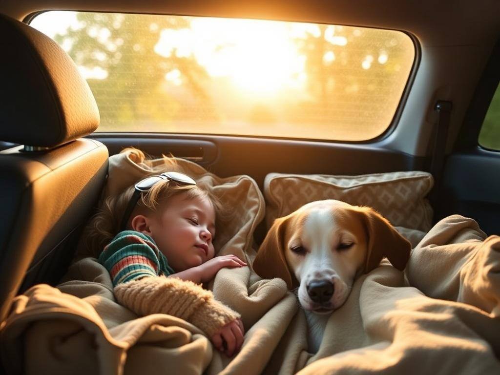 Ночлег в машине: как организовать сон в авто. Дети и питомцы: особенности ночёвки с семьёй