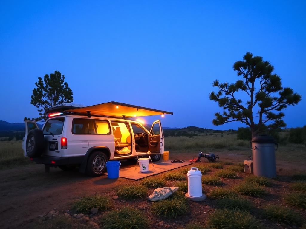 Автокемпинг: обустройство лагеря. Вода, гигиена и санитария