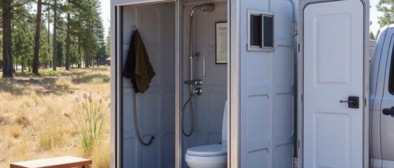 Мобильный душ и биотуалет для автопутешествий: комфорт в дороге без лишних забот